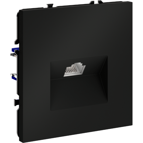 Розетка компьютерная встраиваемая VOLTUM S70 RJ45 кат.6, (черный матовый)