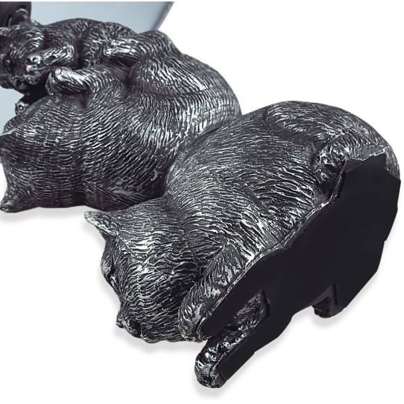 8128/1T MODERNI LN25 серый, керамика/текстиль Настольная лампа E27 1*60W 220V CATTY