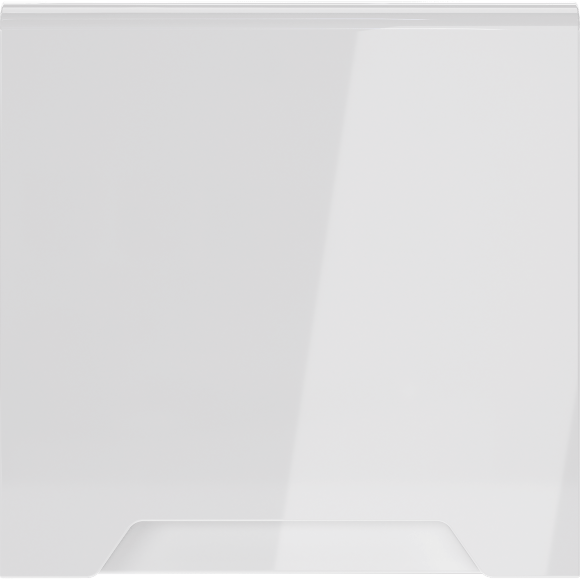 Накладка для розетки с заземлением, защитными шторками и крышкой, S70 (белый глянцевый)