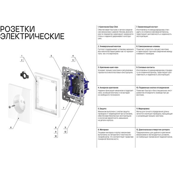 VLS000801 Накладка для розетки с заземлением, защитными шторками и защитной крышкой белого глянцевого цвета VOLTUM S70 (белый глянцевый) VLS000801 Накладка для розетки с заземлением, защитными шторками и защитной крышкой белого глянцевого цвета VOLTUM S70 (белый глянцевый)