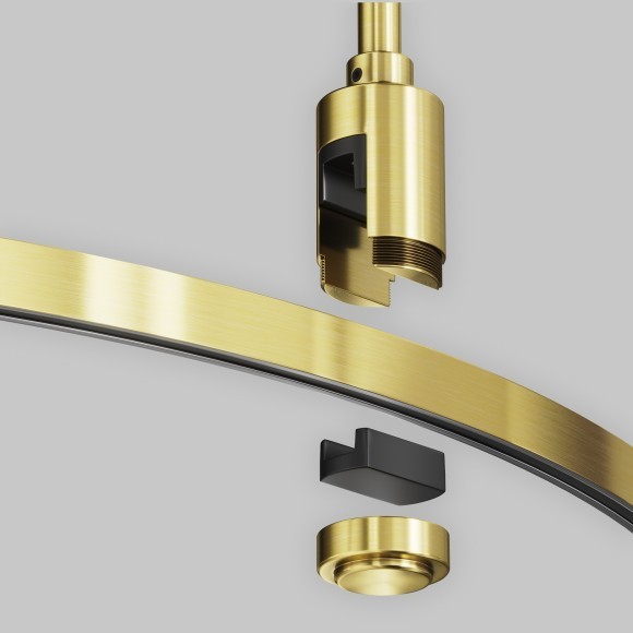 Шинопровод накладной/подвесной Technical TRX154-2SR-D1500-BS