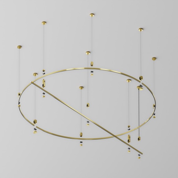 Шинопровод накладной/подвесной Technical TRX154-2SR-D1500-BS