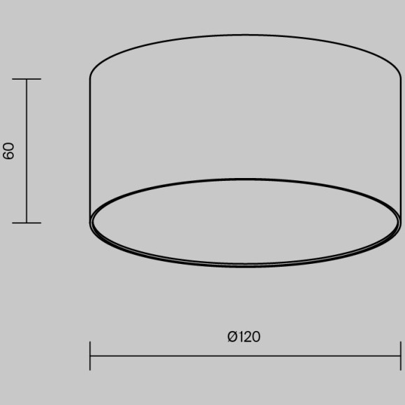 Потолочный светильник Technical C032CL-12W3K-RD-B