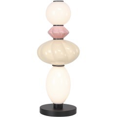 SL6134.404.01 Прикроватная лампа ST-Luce черный/розовый, желтый, опаловый LED 1*16W 3000K FLORENTINI