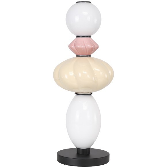 SL6134.404.01 Прикроватная лампа ST-Luce черный/розовый, желтый, опаловый LED 1*16W 3000K FLORENTINI