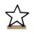 427118 Статуэтка Звезда BALIGUIAN, L205, B60, H210, алюминий, дерево, черный, натуральный