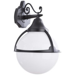Уличный настенный светильник Arte Lamp A1492AL-1BK MONACO IP44 под лампу 1xE27 75W Уличный настенный светильник Arte Lamp A1492AL-1BK MONACO IP44 под лампу 1xE27 75W