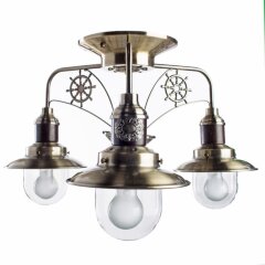 Люстра потолочная Arte Lamp A4524PL-3AB SAILOR под лампы 3xE27 60W