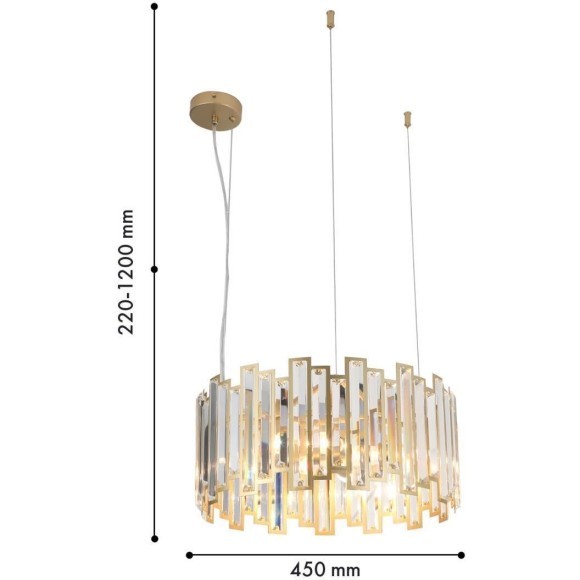 Подвесной светильник Steg 4484-4P