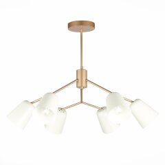 SLE155902-06 Светильник потолочный Золотистый/Белый E14 6*40W MARIO SLE155902-06 Светильник потолочный Золотистый/Белый E14 6*40W MARIO