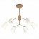 SLE155902-06 ST Luce MARIO Светильник потолочный, E14,6х40W, золотистый/белый