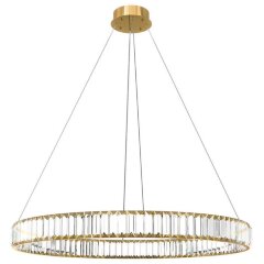 10135/800 Gold Подвесной светильник LOFT IT Crystal ring