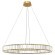 10135/800 Gold Подвесной светильник LOFT IT Crystal ring