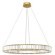 10135/800 Gold Подвесной светильник LOFT IT Crystal ring