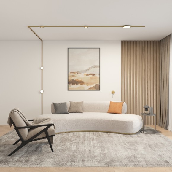 DK5761-SB Трековый магнитный светодиодный светильник Denkirs Shine 48V CRI90+ 3000К 360Лм 120° 6Вт DK5761-SB Трековый магнитный светодиодный светильник Denkirs Shine 48V CRI90+ 3000К 360Лм 120° 6Вт