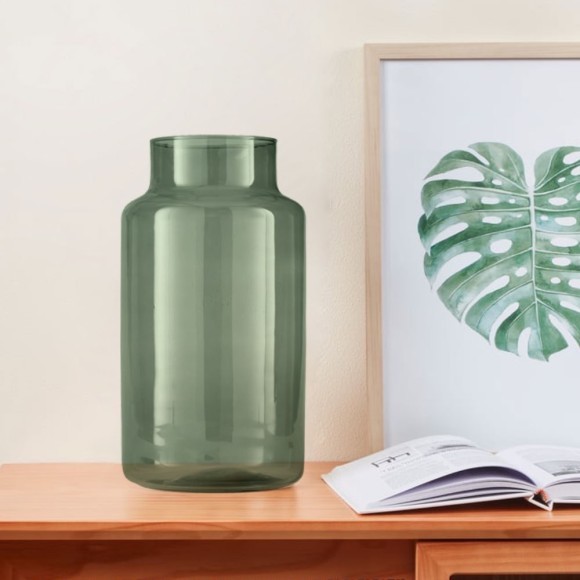 421094 Ваза декоративная SEUL, H350, ?190, стекло, зеленый 421094 Ваза декоративная SEUL, H350, ?190, стекло, зеленый