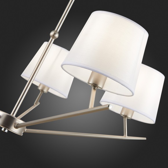 SLE300102-05 Светильник потолочный Никель/Белый E14 5*40W DENICE SLE300102-05 Светильник потолочный Никель/Белый E14 5*40W DENICE