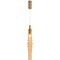 Freya Trace FR5635PL-L6AM Минималистичный подвесной LED-светильник, 6 Вт, 3000К, CRI 80, 250 лм, 360°, 220В, диаметр 110 мм, высота 700-2600 мм, основание металл цвета латунь, плафон янтарное стекло