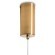 Freya Trace FR5635PL-L6AM Минималистичный подвесной LED-светильник, 6 Вт, 3000К, CRI 80, 250 лм, 360°, 220В, диаметр 110 мм, высота 700-2600 мм, основание металл цвета латунь, плафон янтарное стекло