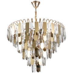 Подвесная люстра хрустальная Vivien A2719SP-8GO Подвесная люстра хрустальная Vivien A2719SP-8GO