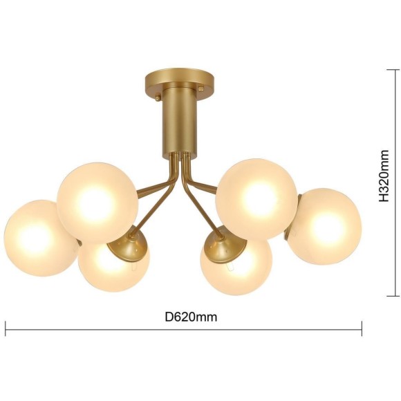 Потолочная люстра Pax 2631-6U
