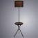 Торшер со столиком Arte Lamp A2070PN-1BK COMBO под лампу 1xE27 60W