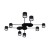 Потолочная люстра Arte Lamp LEGACY A8024PL-8BK