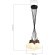 SL6226.403.06 Светильник подвесной ST-Luce Черный, Коричневый E14 6*40W CORK