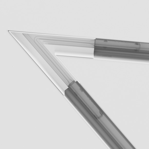 Угол 45° для шинопроводов в ГКЛ 12.5мм Maytoni Gravity TRA010CLS-42W