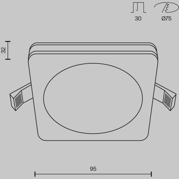 Встраиваемый светильник Technical DL2001-L12B4K Встраиваемый светильник Technical DL2001-L12B4K
