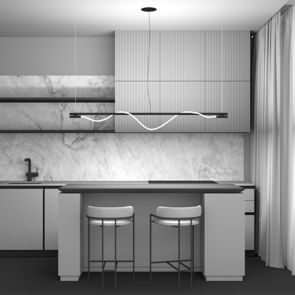 Подвесной светильник линейный Maytoni MOD166PL-L20G3K Tau светодиодный LED 21W