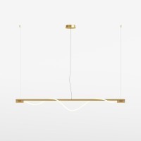 Подвесной светильник линейный Maytoni MOD166PL-L20G3K Tau светодиодный LED 21W