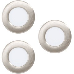 99141 Светодиодный комплект встраиваемых светильников FUEVA 5, 3х2,7W (LED), Ø86, ET26, 3х300lm, 3000K, ст 99141 Светодиодный комплект встраиваемых светильников FUEVA 5, 3х2,7W (LED), Ø86, ET26, 3х300lm, 3000K, ст