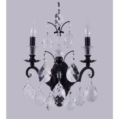 Бра Crystal Lux MAGNIFICO AP2 BLACK/TRANSPARENT Бра Crystal Lux MAGNIFICO AP2 BLACK/TRANSPARENT