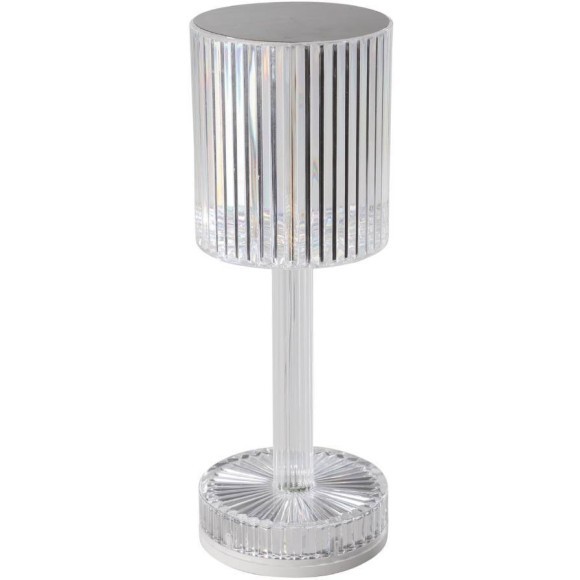 75817 Аккум. настольная лампа LUCIGNANO, H235, 0,6W(LED), IP20, пластик, прозрачный