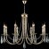 Люстра Crystal Lux VICTORIA SP8 GOLD/AMBER