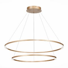 ST605.203.91 Cветильник подвесной SMART ST-Luce Золотистый/Белый LED 1*91W 2800-6500K Подвесные светильники ST605.203.91 Cветильник подвесной SMART ST-Luce Золотистый/Белый LED 1*91W 2800-6500K Подвесные светильники