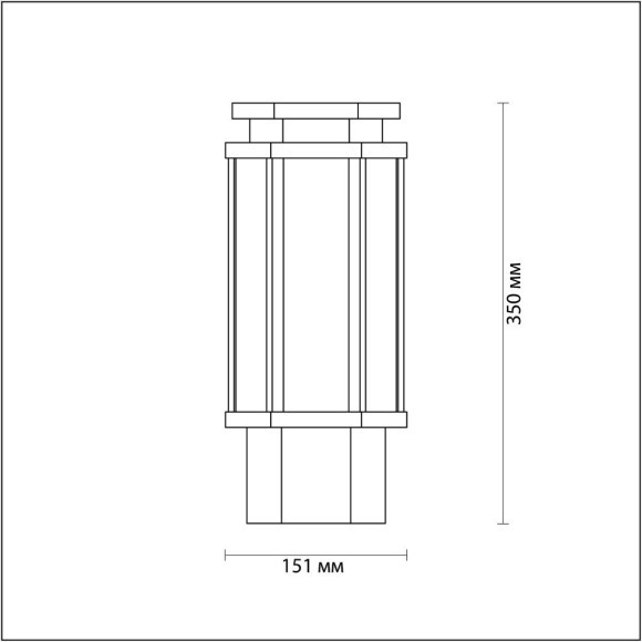 Уличный наземный светильник Odeon Light 4048/1B Gino IP44 под лампу 1xE27 100W