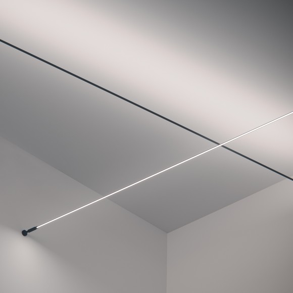 Тросовая система CORDA 5м и блок питания на 100W (max мощность ленты 18W/метр) Corda Lightstar 100CORDA5