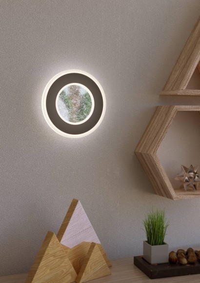 901237 MACCHIONI Светодиодный потолочный светильник 12Вт 1560Лм 4000K пластик белый