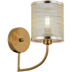 SLE1119-301-01 Светильник настенный Латунь/Шампань E14 1*40W ELLISSE SLE1119-301-01 Светильник настенный Латунь/Шампань E14 1*40W ELLISSE