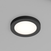 DK3012-BK Встраиваемый светильник влагозащищенный IP44 макс 50Вт GU10 черный алюминий