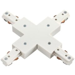 Х соединитель для однофазных трехжильных шинопроводов Novotech 135012 Х соединитель для однофазных трехжильных шинопроводов Novotech 135012