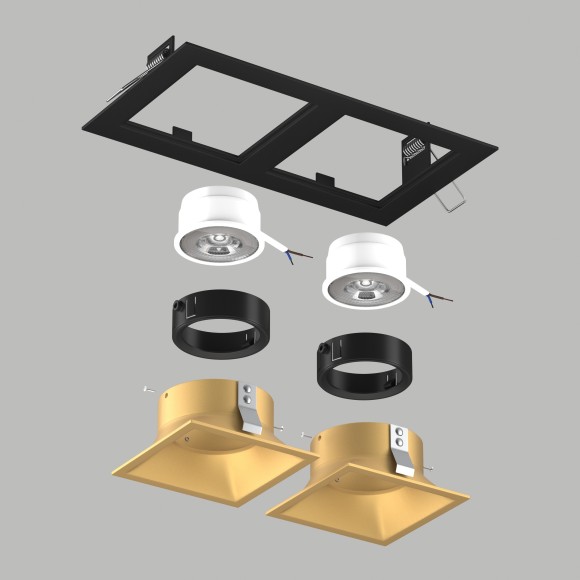 Комплект со светильником Domino Lightstar D5270303BMOD
