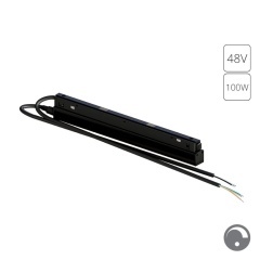 Блок питания встраиваемый в шинопровод 48V диммируемый (0/1-10V) 100W для магнитной трековой системы ARTE LAMP LINEA A482706N Блок питания встраиваемый в шинопровод 48V диммируемый (0/1-10V) 100W для магнитной трековой системы ARTE LAMP LINEA A482706N