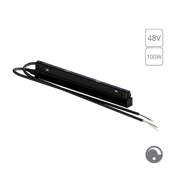 Блок питания встраиваемый в шинопровод 48V диммируемый (0/1-10V) 100W для магнитной трековой системы ARTE LAMP LINEA A482706N
