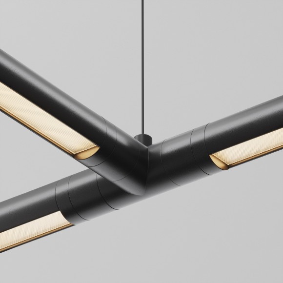 Тросовый подвес 1000мм с потолочной чашей для системы Maytoni Shelf CA029SW-L1000-B