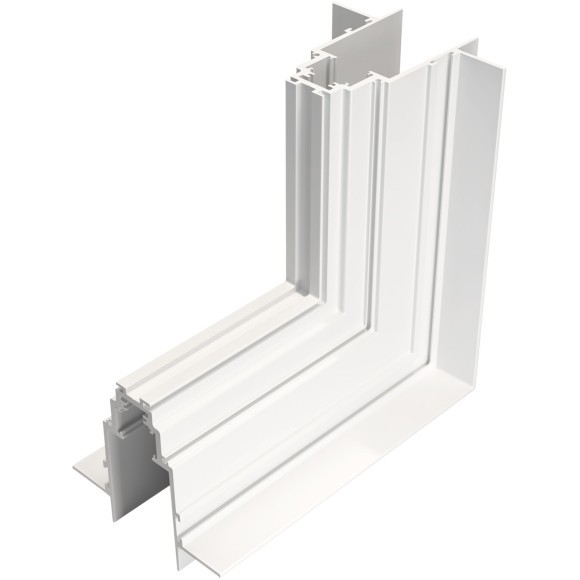 Угловой коннектор внешний вертикальный для накладного шинопровода Maytoni Gravity TRA004OCL-22W