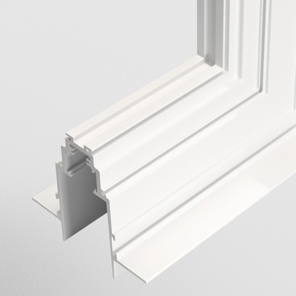 Угловой коннектор внешний вертикальный для накладного шинопровода Maytoni Gravity TRA004OCL-22W