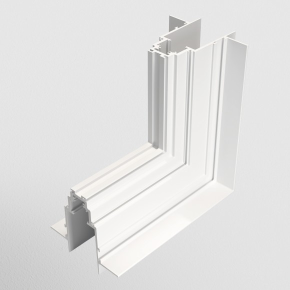 Угловой коннектор внешний вертикальный для накладного шинопровода Maytoni Gravity TRA004OCL-22W